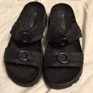 Skechers Black Sandals